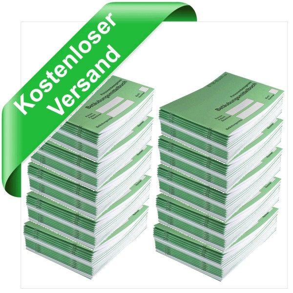 Personenbezogenes BTM-Buch 100 Stück